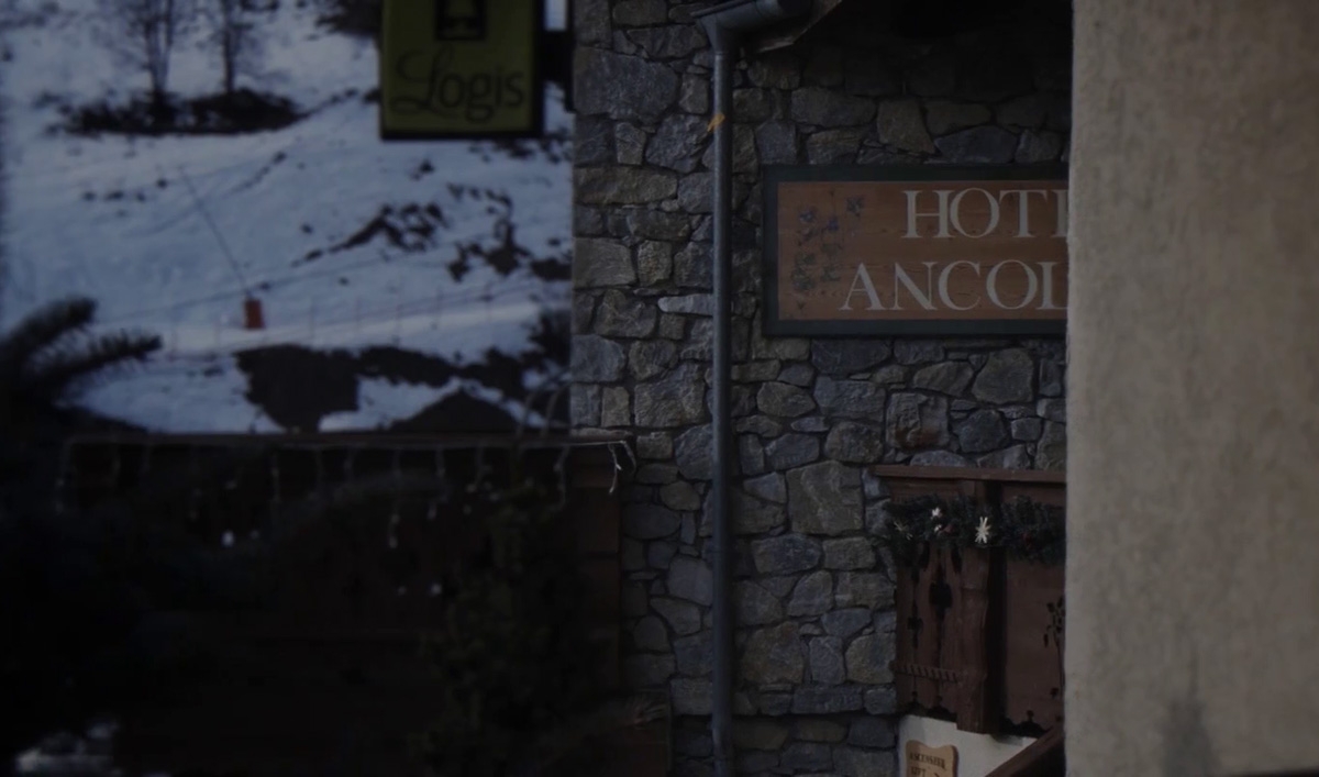 Hôtel l'Ancolie in winter
